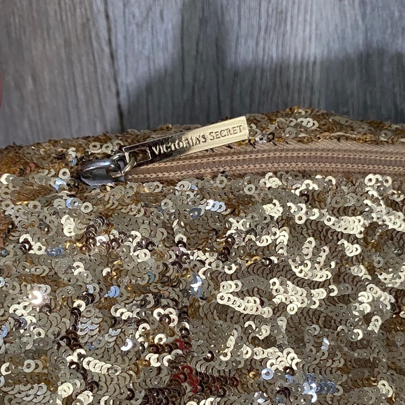 Victoria\'s Secret Sparkling Gold Clutch